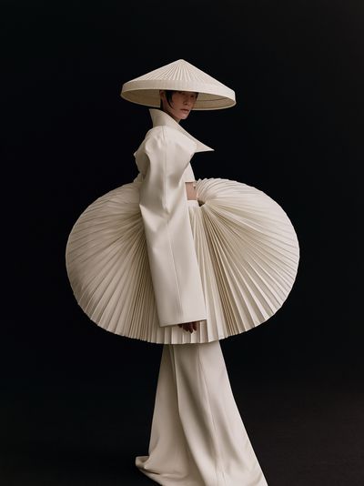Avant-Garde Fashion Portrait Poster.