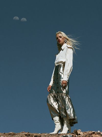Avant-Garde Fashion Portrait Poster.