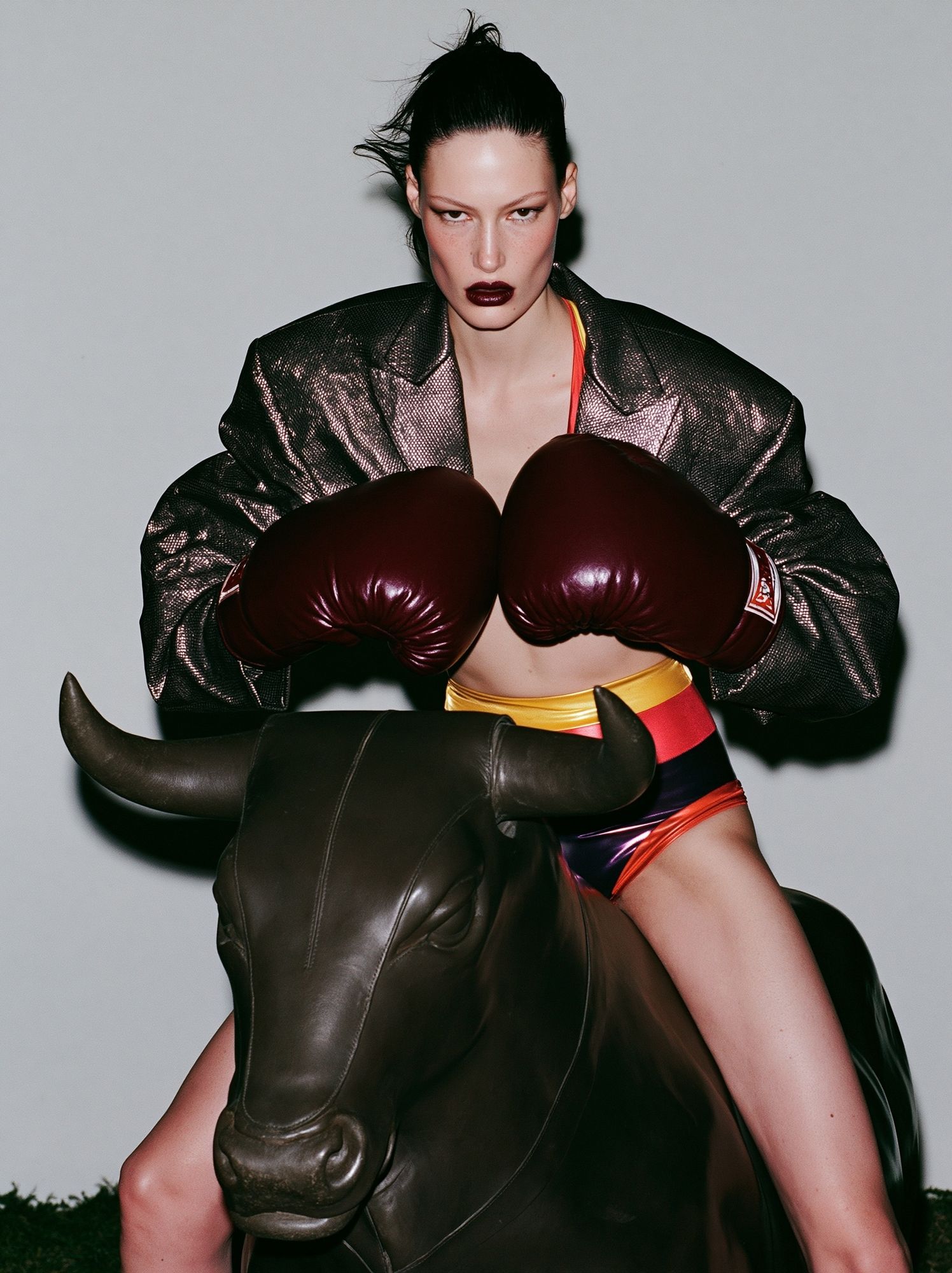 Fashion Bull Rider Photography Poster. poster — photography art