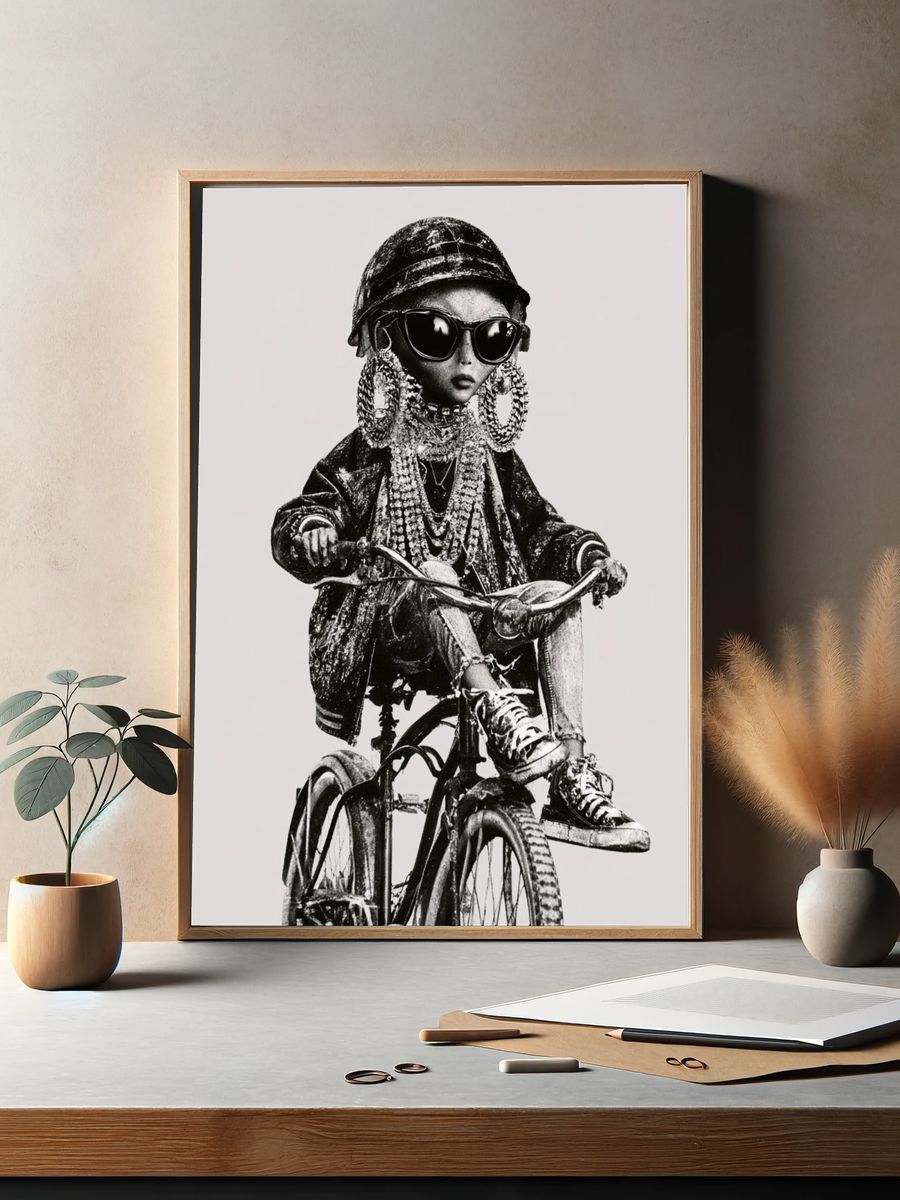 Fashion Doll Portrait Poster. — room view 2