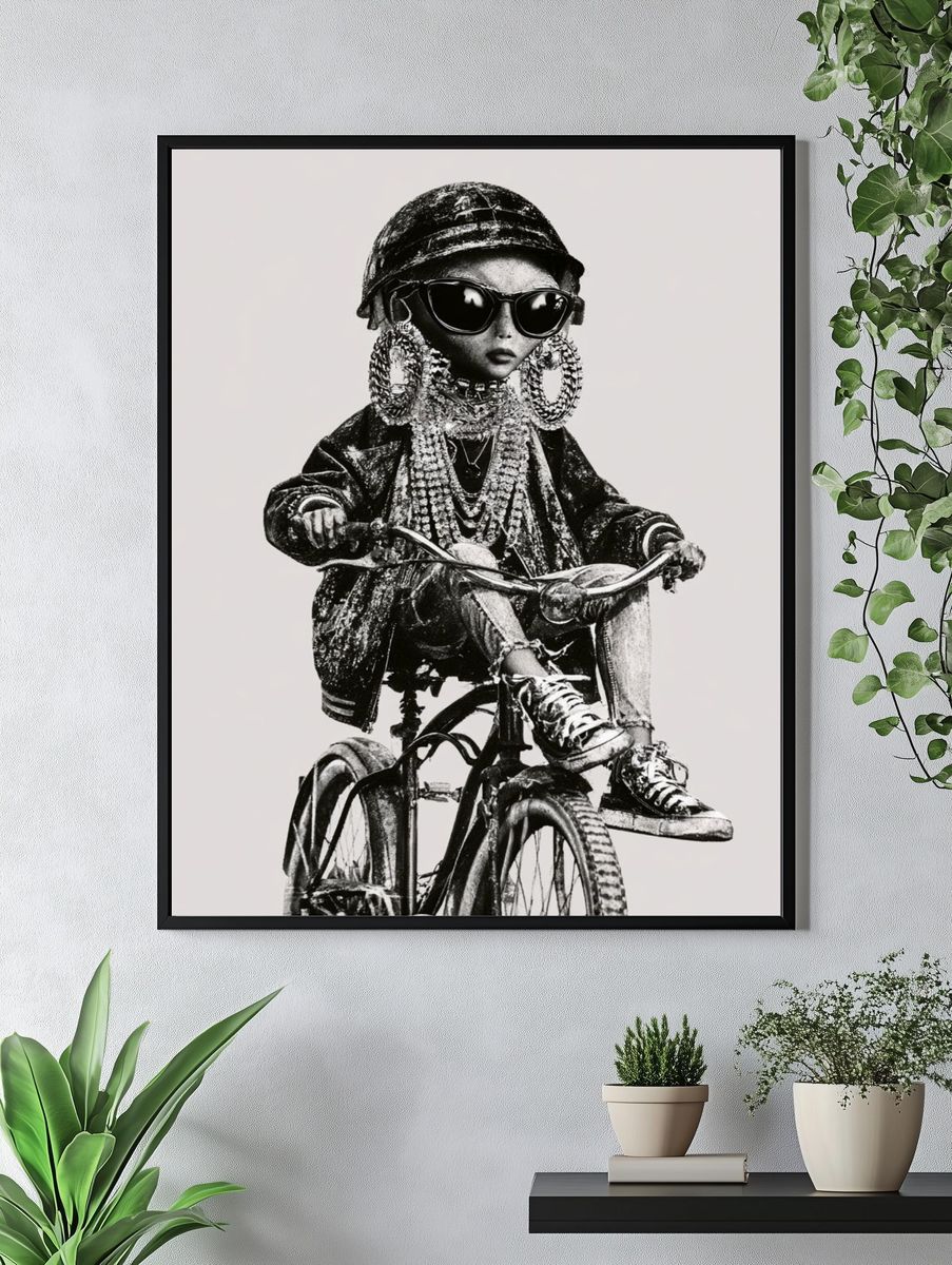 Fashion Doll Portrait Poster. — room view 4