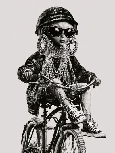 Fashion Doll Portrait Poster. poster