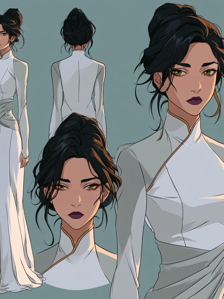 Elegant Fashion Portrait Poster. poster detail