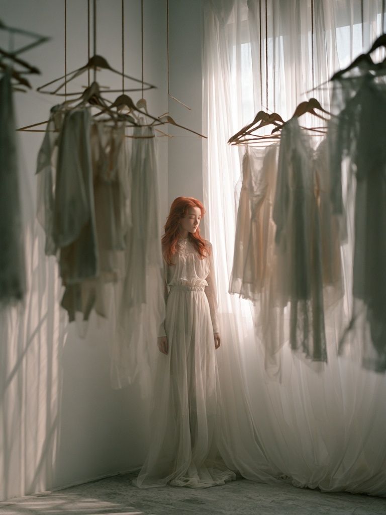 Dreamy Fashion Portrait Poster. poster — photography art