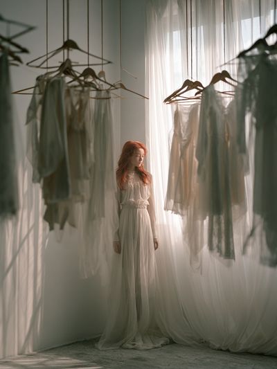 Dreamy Fashion Portrait Poster.