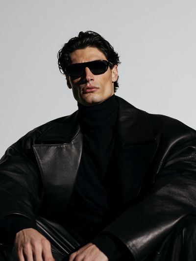 Fashion Portrait in Black Poster.