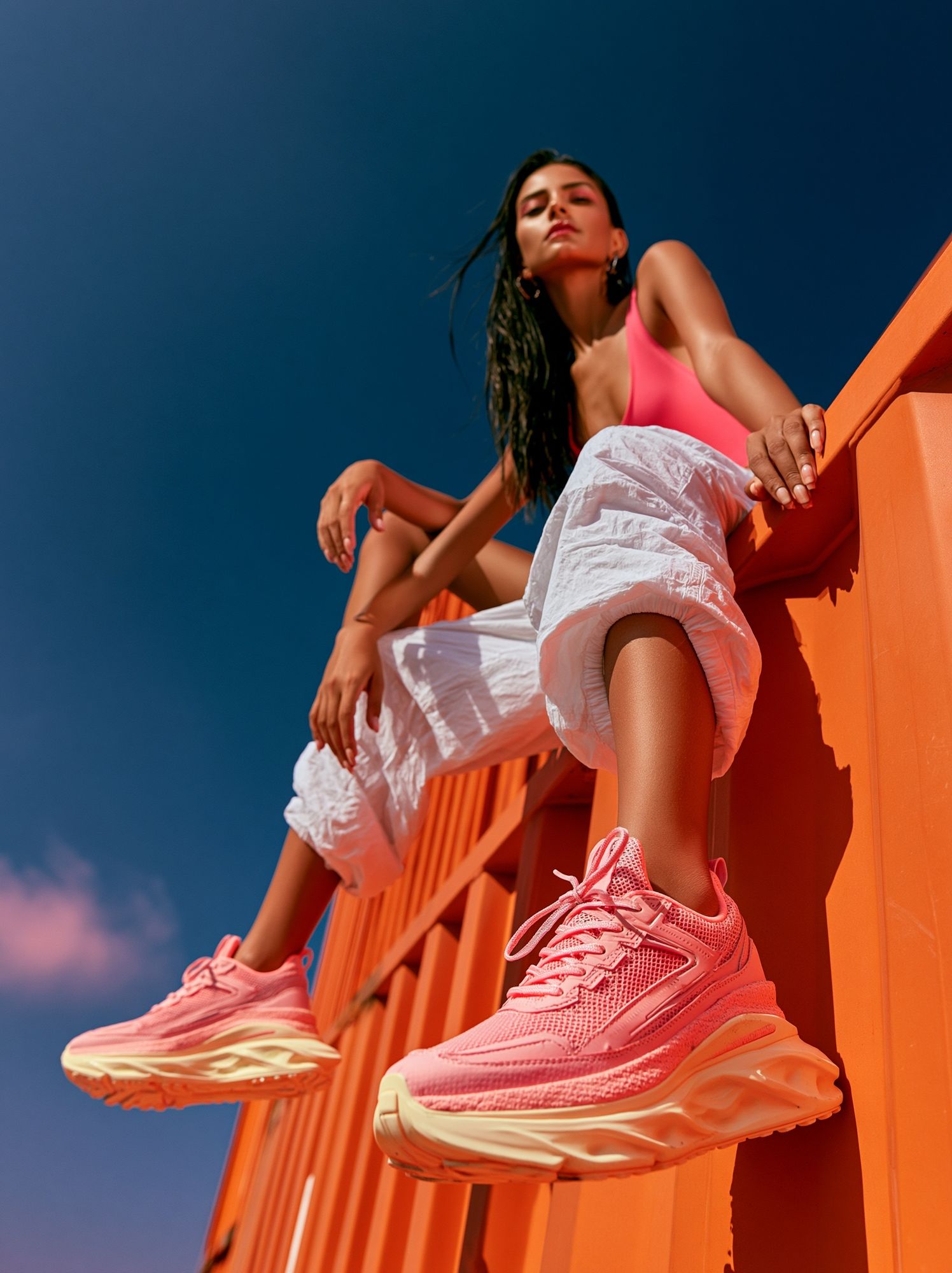 Neon Streetwear Portrait Poster. poster detail