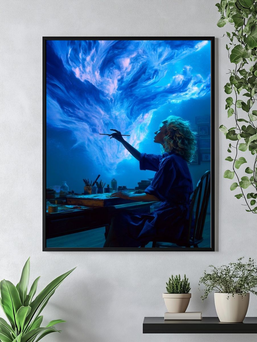 Dream Painter Surrealism Poster. — room view 4
