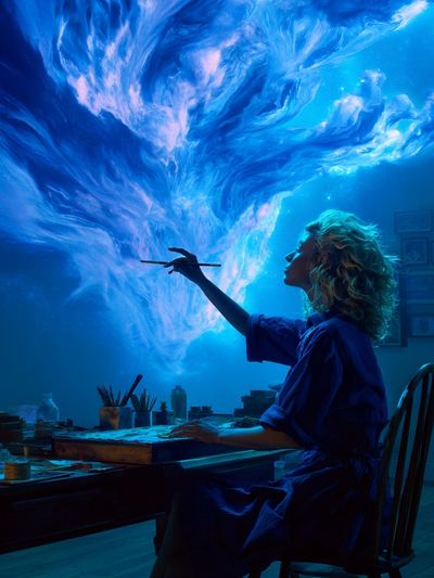 Dream Painter Surrealism Poster. poster