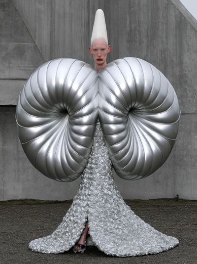 Avant-Garde Fashion Portrait Print.