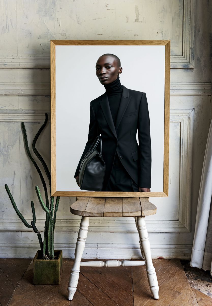 Minimalist Fashion Portrait Poster. room preview