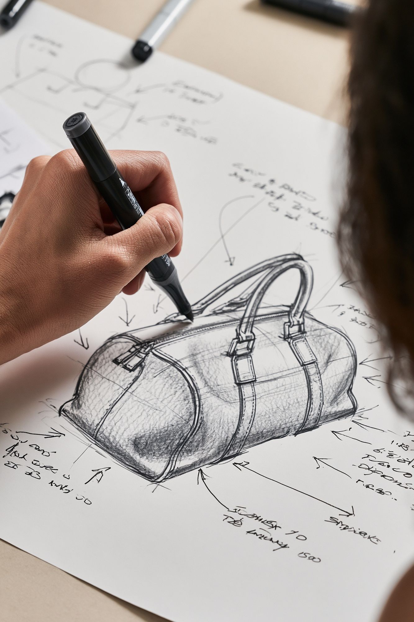 Luxury Handbag Sketch Poster. poster — fashion art