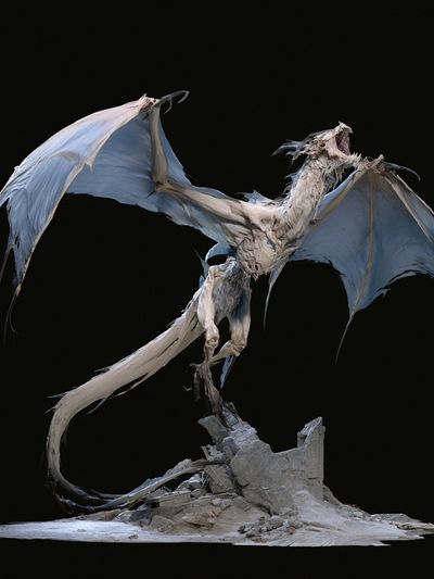 Winged Dragon Surrealism Print.