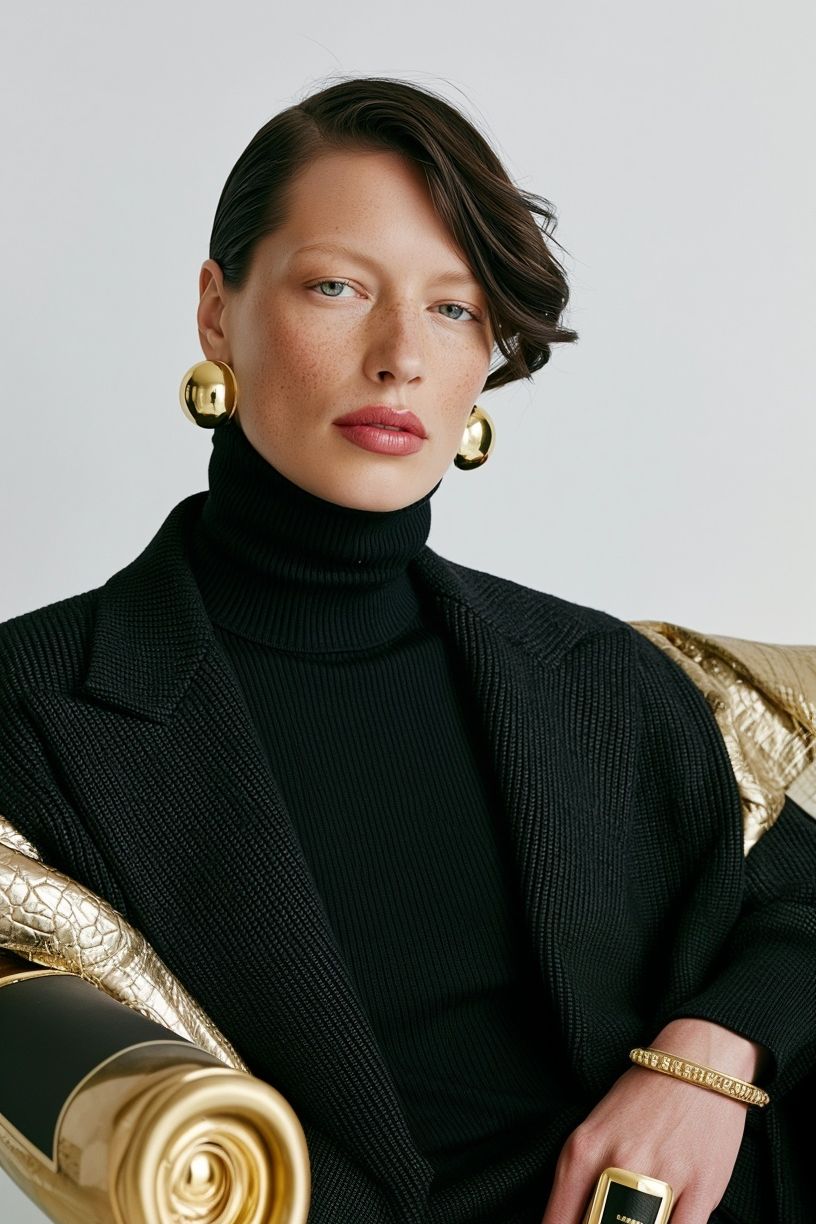 Luxury Fashion Portrait Poster. poster — photography art