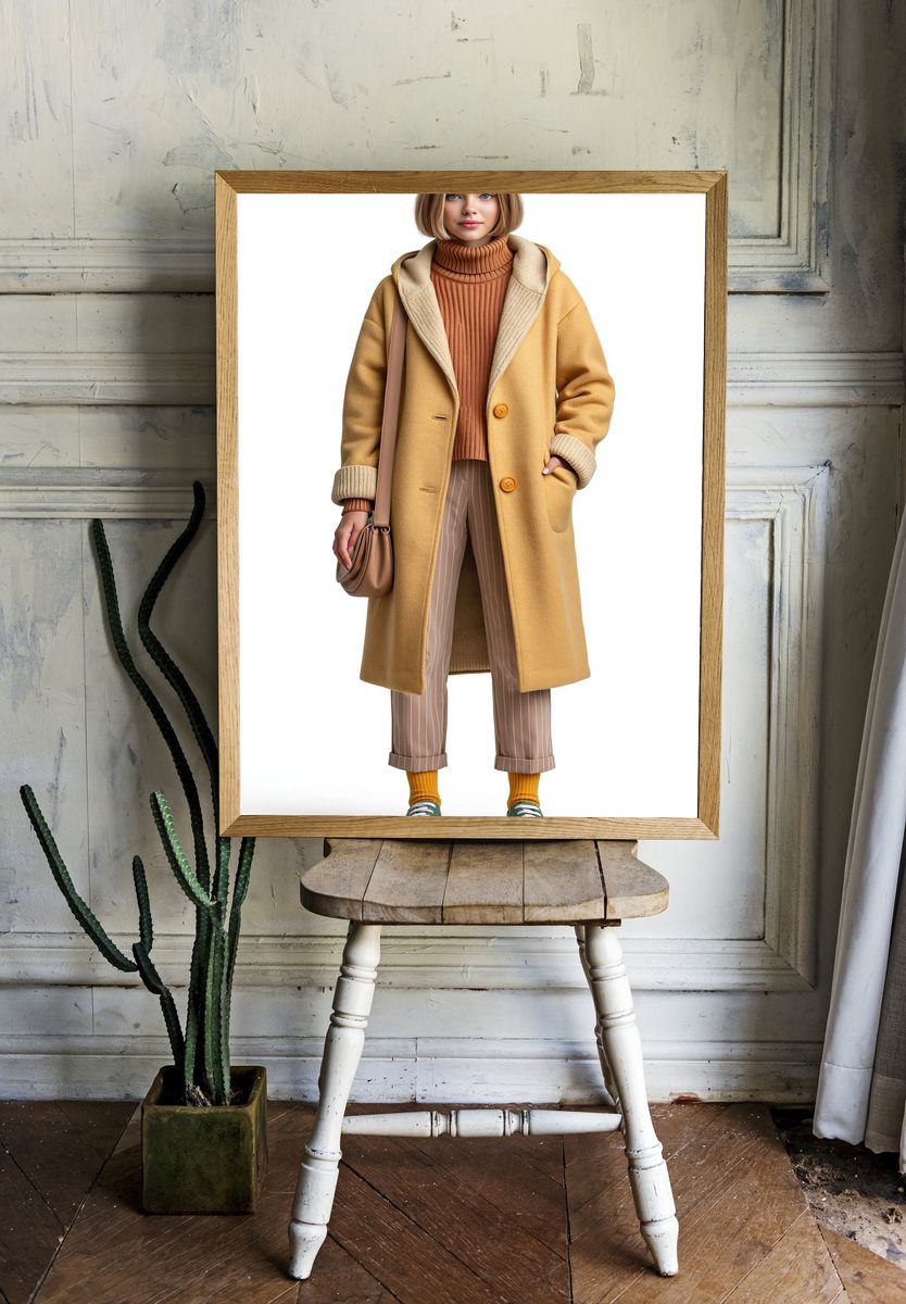 Fashion Portrait — Photography Print. — room view 1