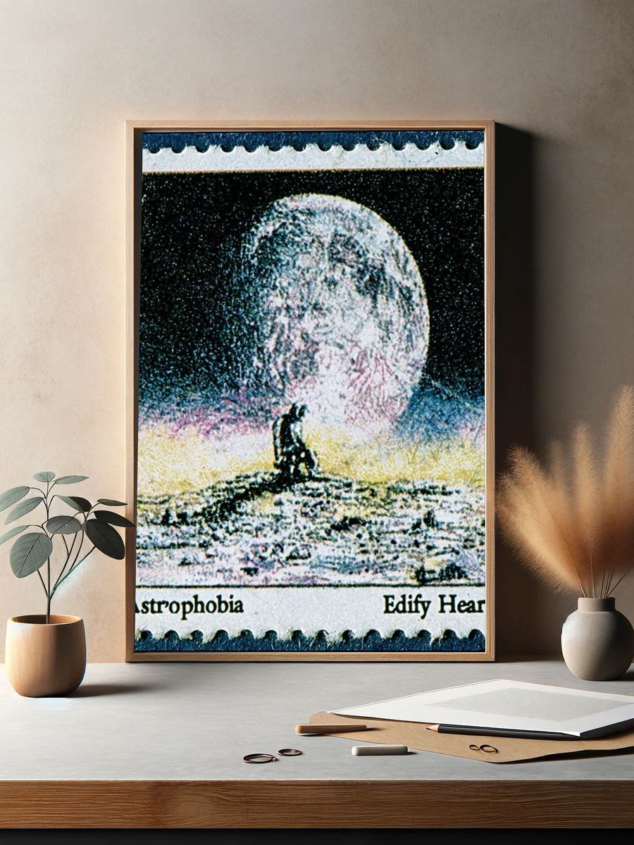 Astrophobia Moon Poster. — room view 2