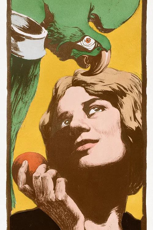 La Femme au Perroquet (1898). poster detail