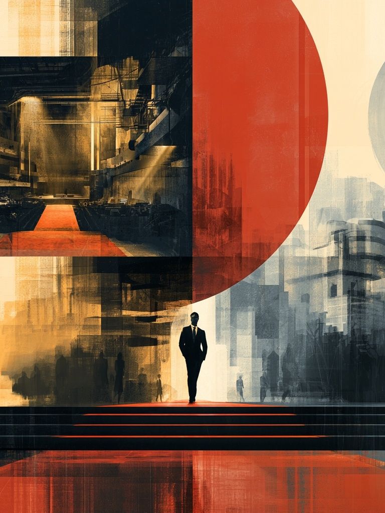 Urban Noir Surrealism Poster. poster detail
