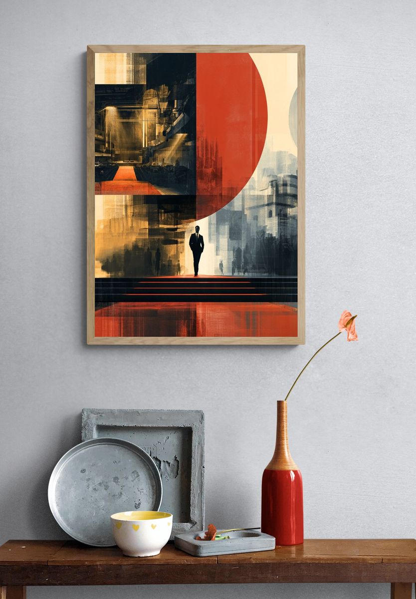 Urban Noir Surrealism Poster. — room view 3