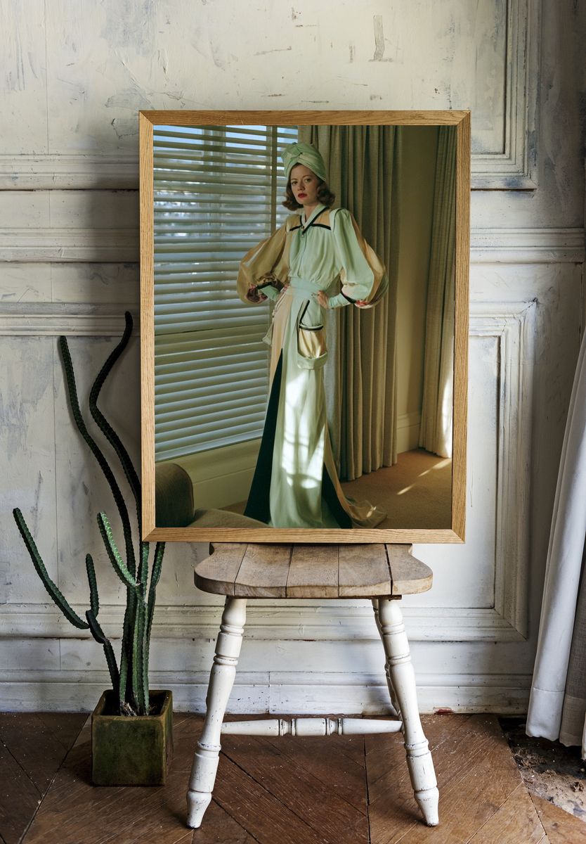Vintage Fashion Portrait Poster. room preview