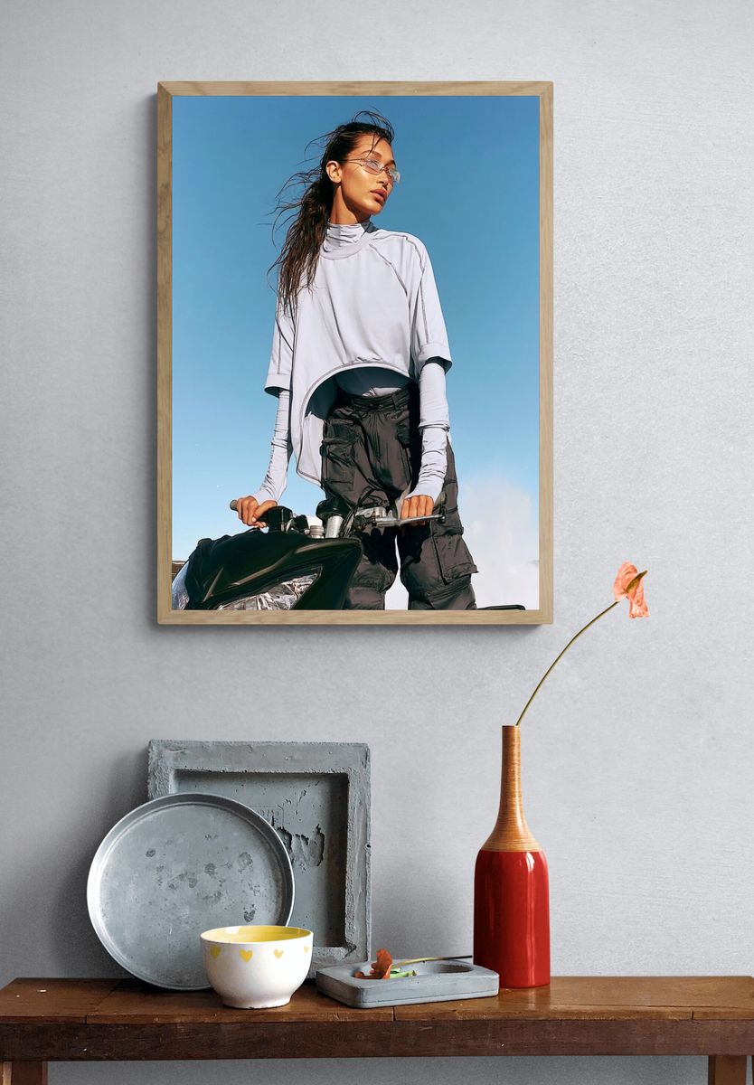 Fashion Rider Portrait Poster. — room view 3