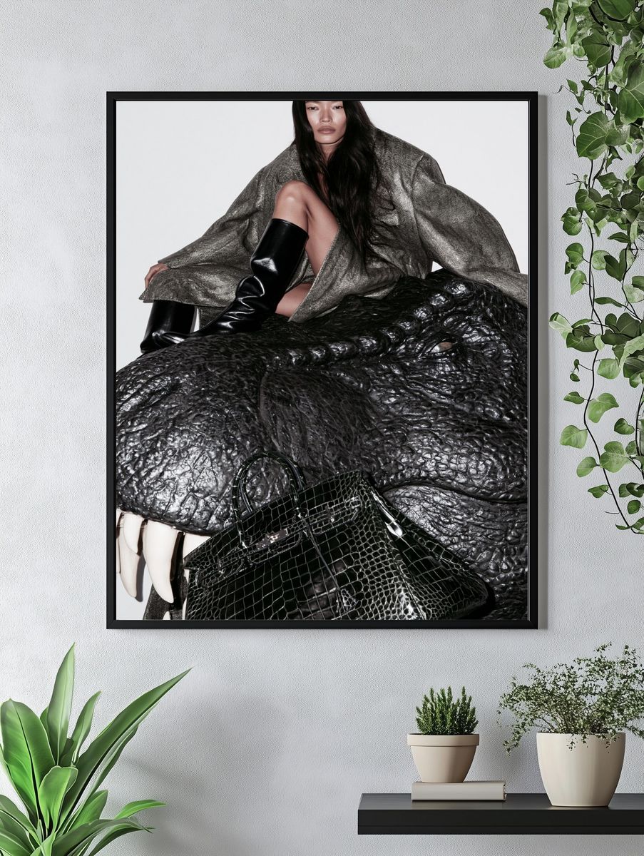 High Fashion Portrait Photography Poster. — room view 4