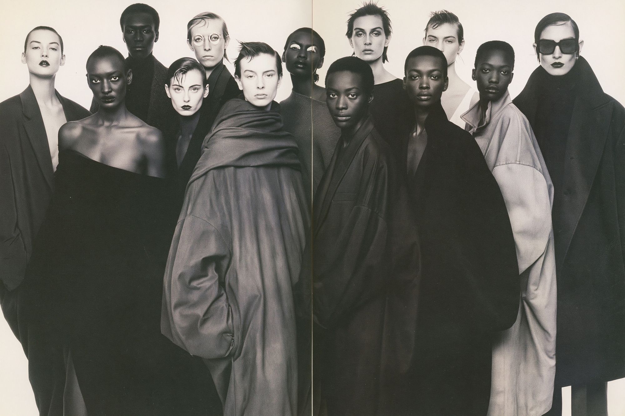 Avant-Garde Fashion Portrait Poster. poster detail