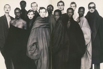 Avant-Garde Fashion Portrait Poster.