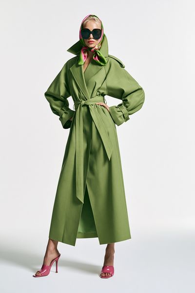 Green Couture Fashion Poster.