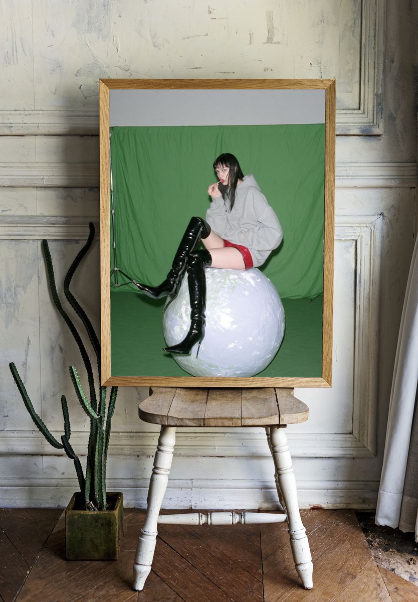Studio Fashion Portrait Poster. room preview