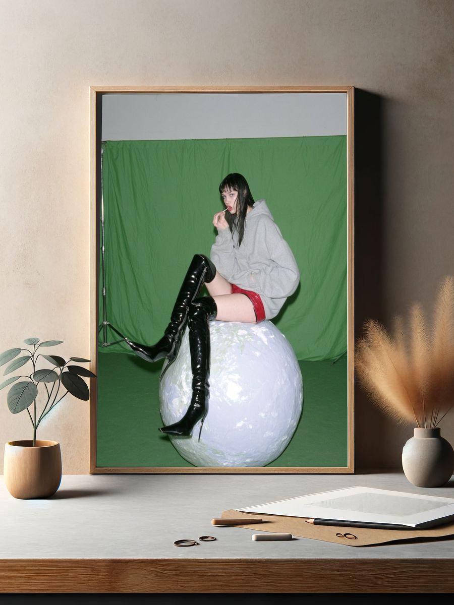 Studio Fashion Portrait Poster. — room view 2