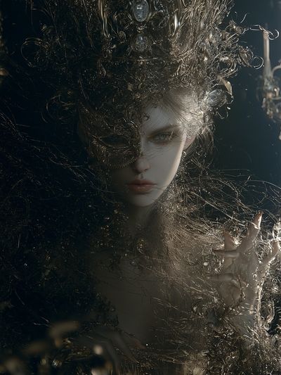 Dark Surreal Portrait Print.