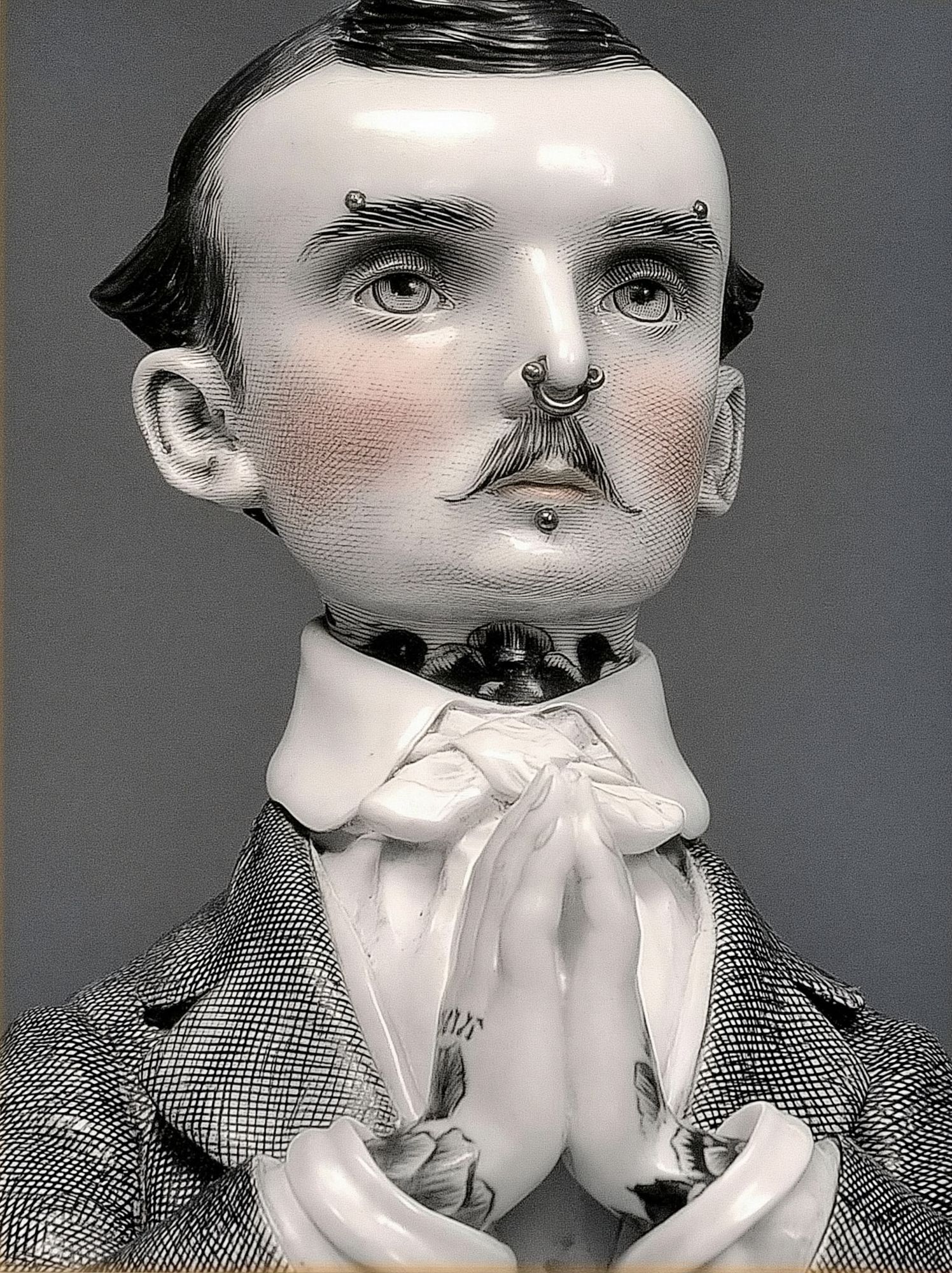 Surreal Victorian Portrait Print. poster detail