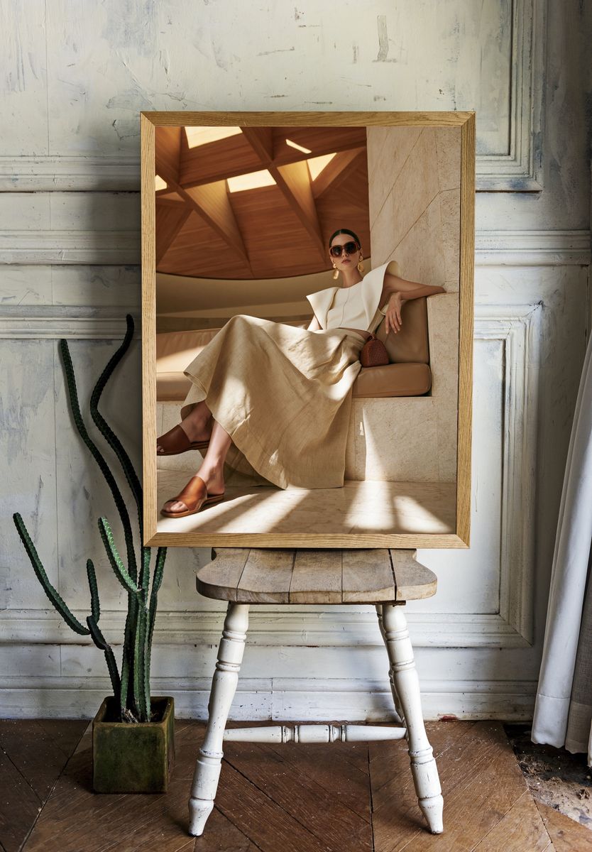 Luxury Fashion Portrait Print. room preview