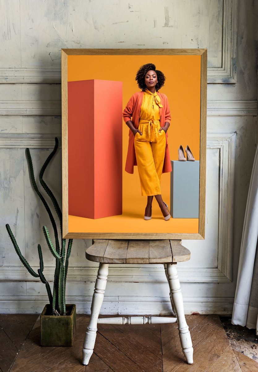 Fashion Portrait Photography Poster. room preview