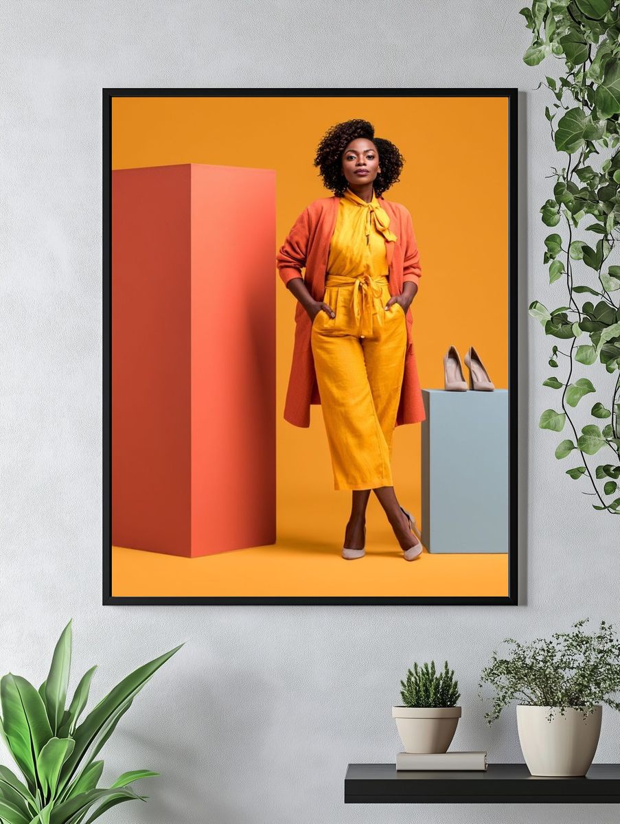 Fashion Portrait Photography Poster. — room view 4