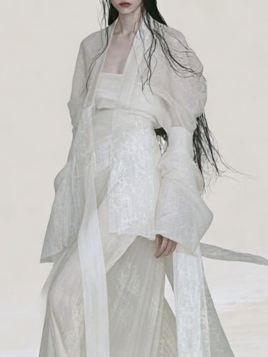 Ethereal White Fashion Portrait Poster. poster — photography art