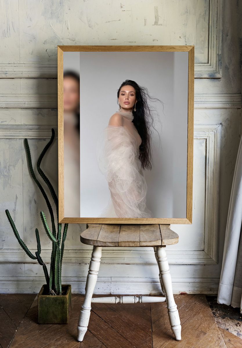 Elegant Fashion Portrait Poster. room preview