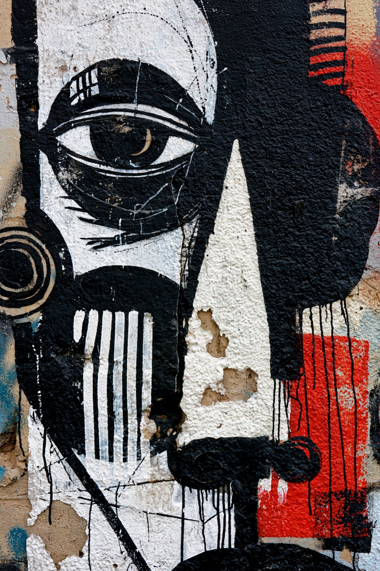 Graffiti Eye Street-Art Poster. poster — fine-art art