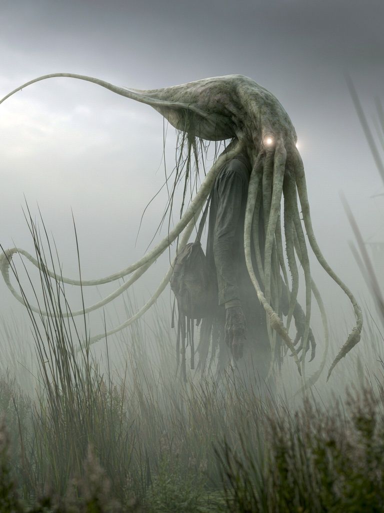 Surreal Fog Creature Poster. poster — fine-art art