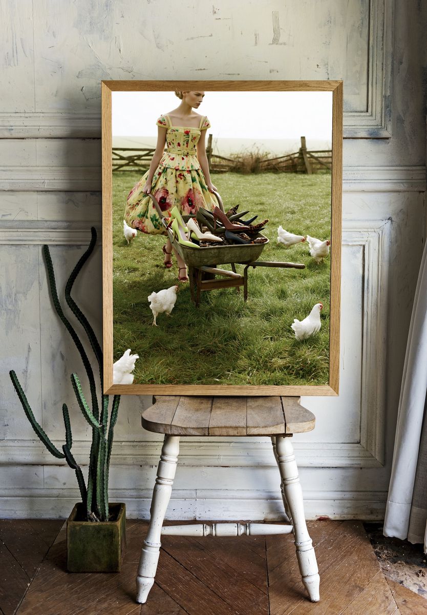Fashion Garden Wheelbarrow Poster. room preview