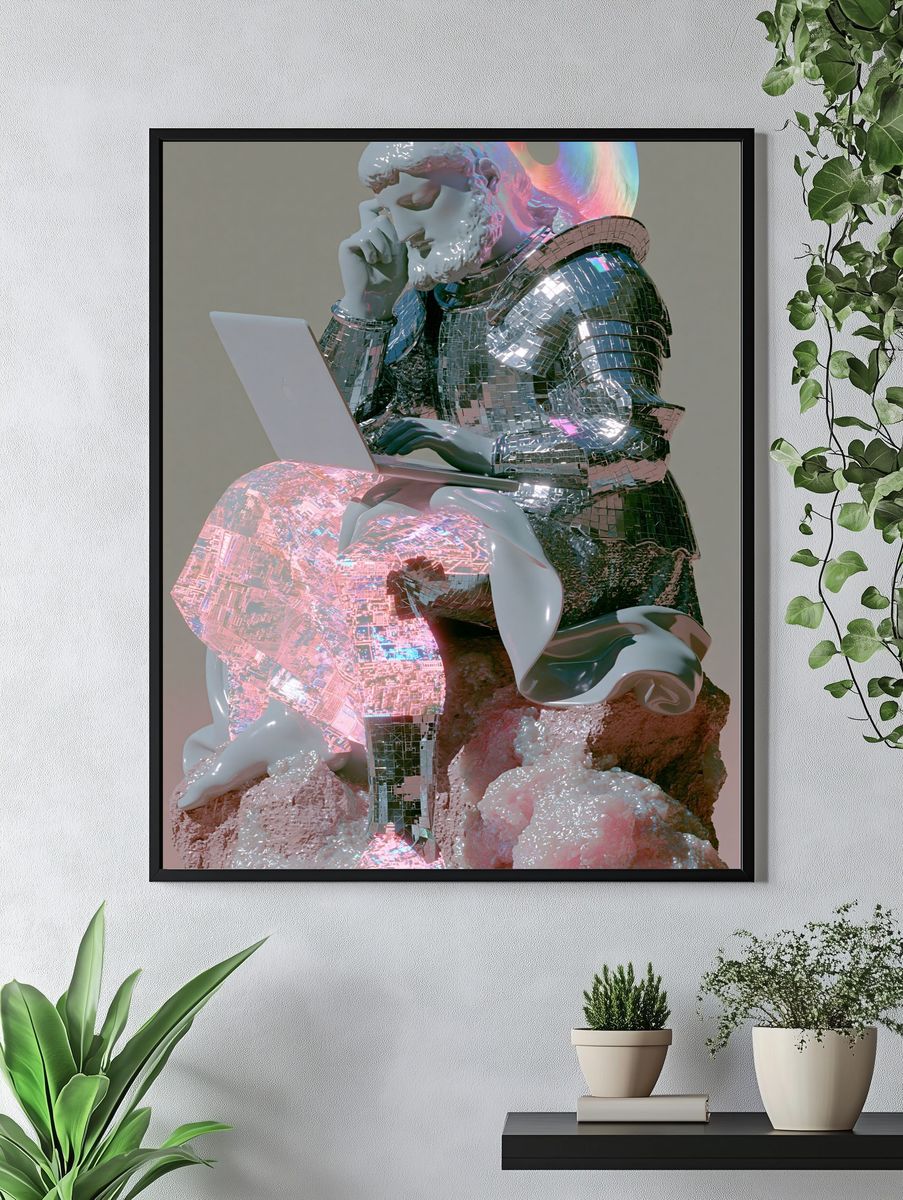 Digital Thinker Surrealism Poster. — room view 4