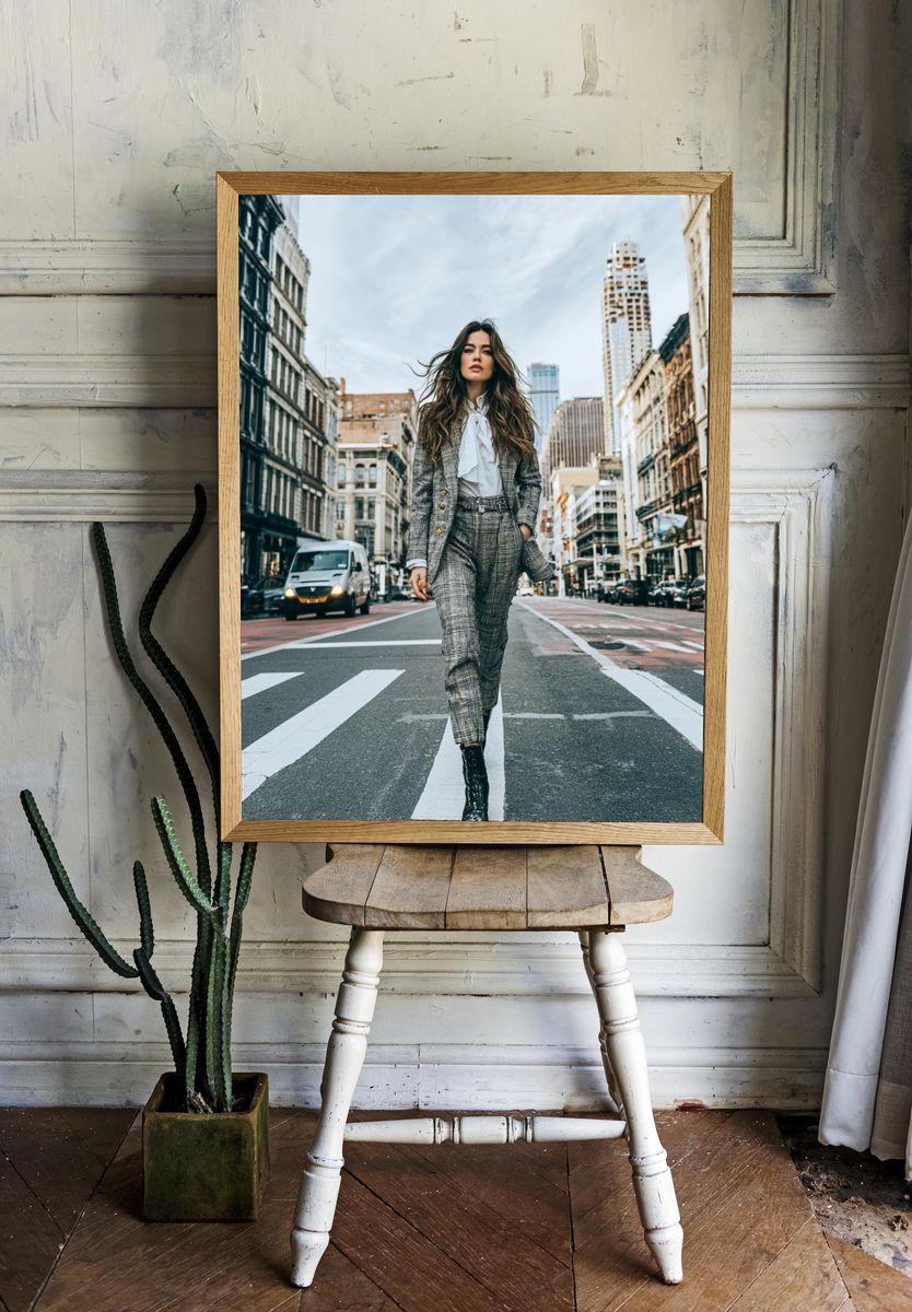 City Street Fashion Photography Poster. room preview
