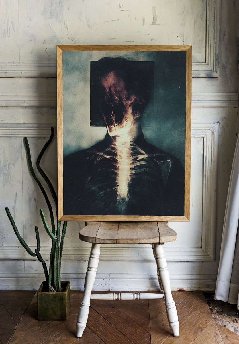 X-Ray Figure Surrealism Poster. room preview