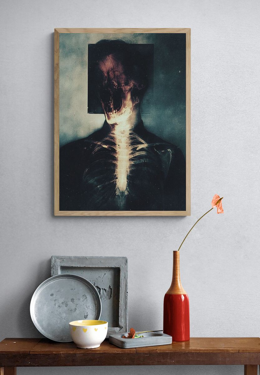 X-Ray Figure Surrealism Poster. — room view 3