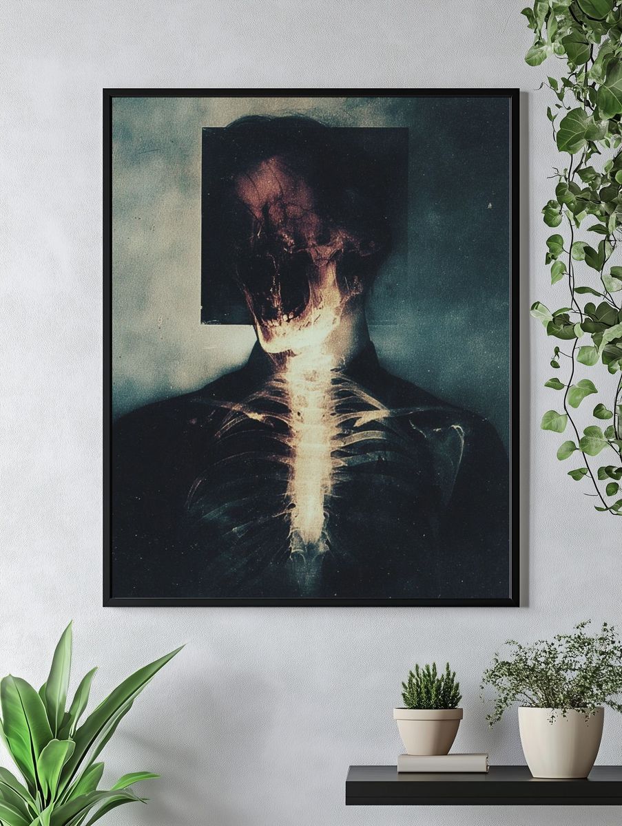 X-Ray Figure Surrealism Poster. — room view 4