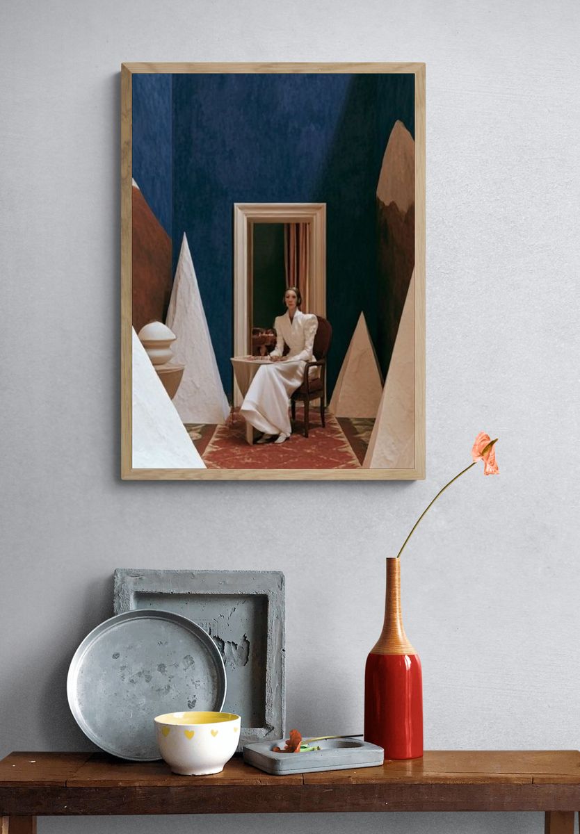 Surreal Interior Portrait Print. — room view 3