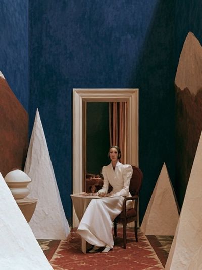 Surreal Interior Portrait Print.