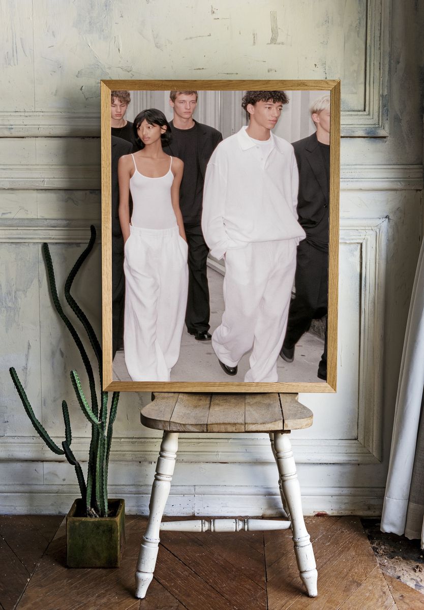 Minimalist Fashion Runway Photography Poster. — room view 1