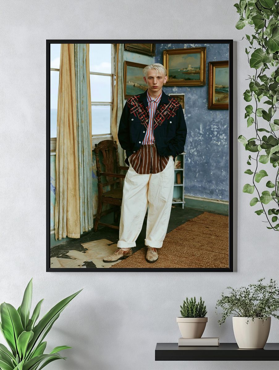 Editorial Fashion Portrait Poster. — room view 4